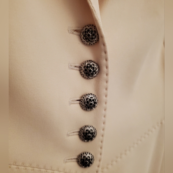 MOSCHINO Single Breast 5 Button Tailored Y2K Notch Lapel Vintage Stitch Blazer - Picture 6 of 15